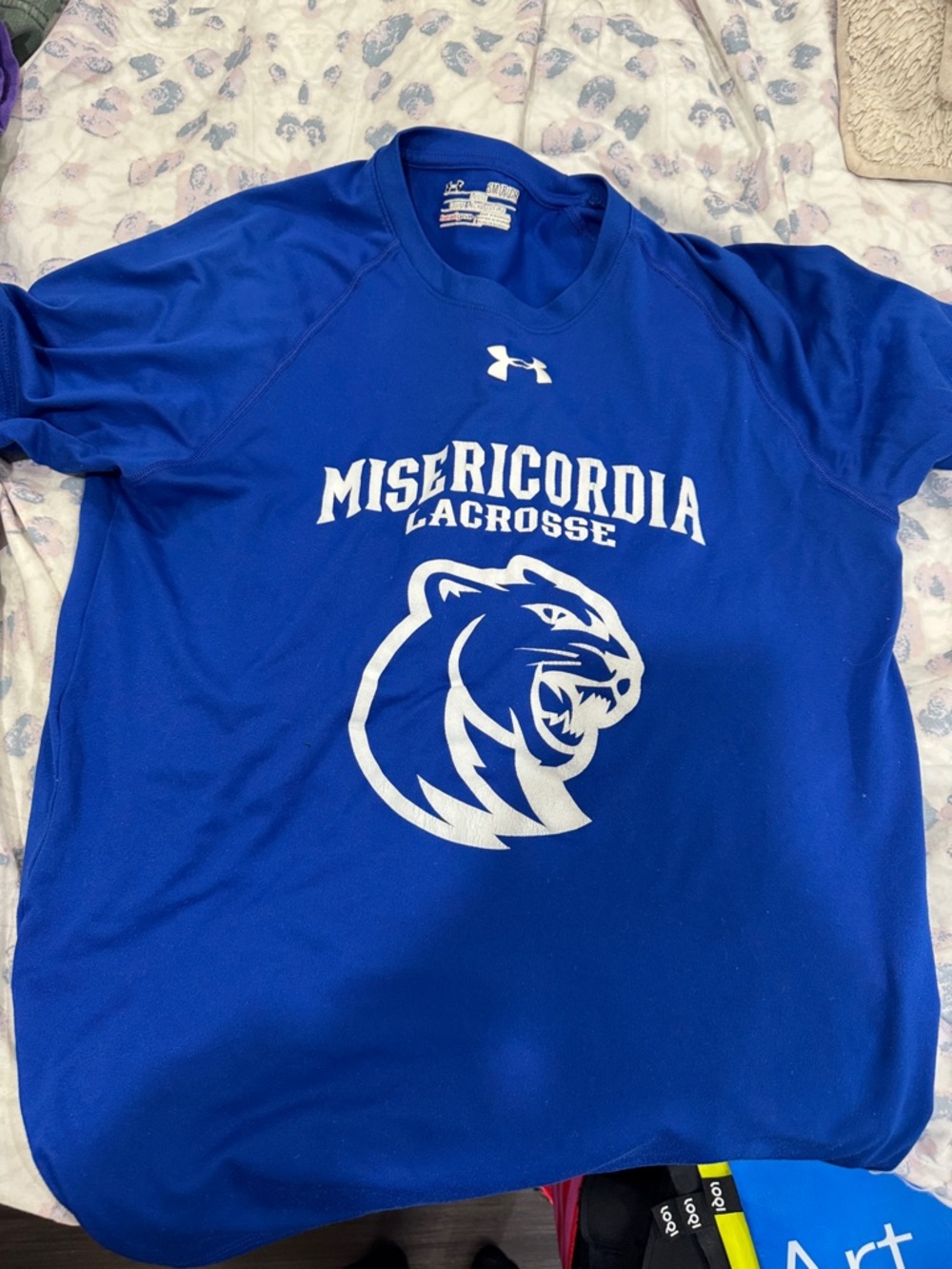 Under Armour Misericordia Lacrosse Blue Performance Shirt